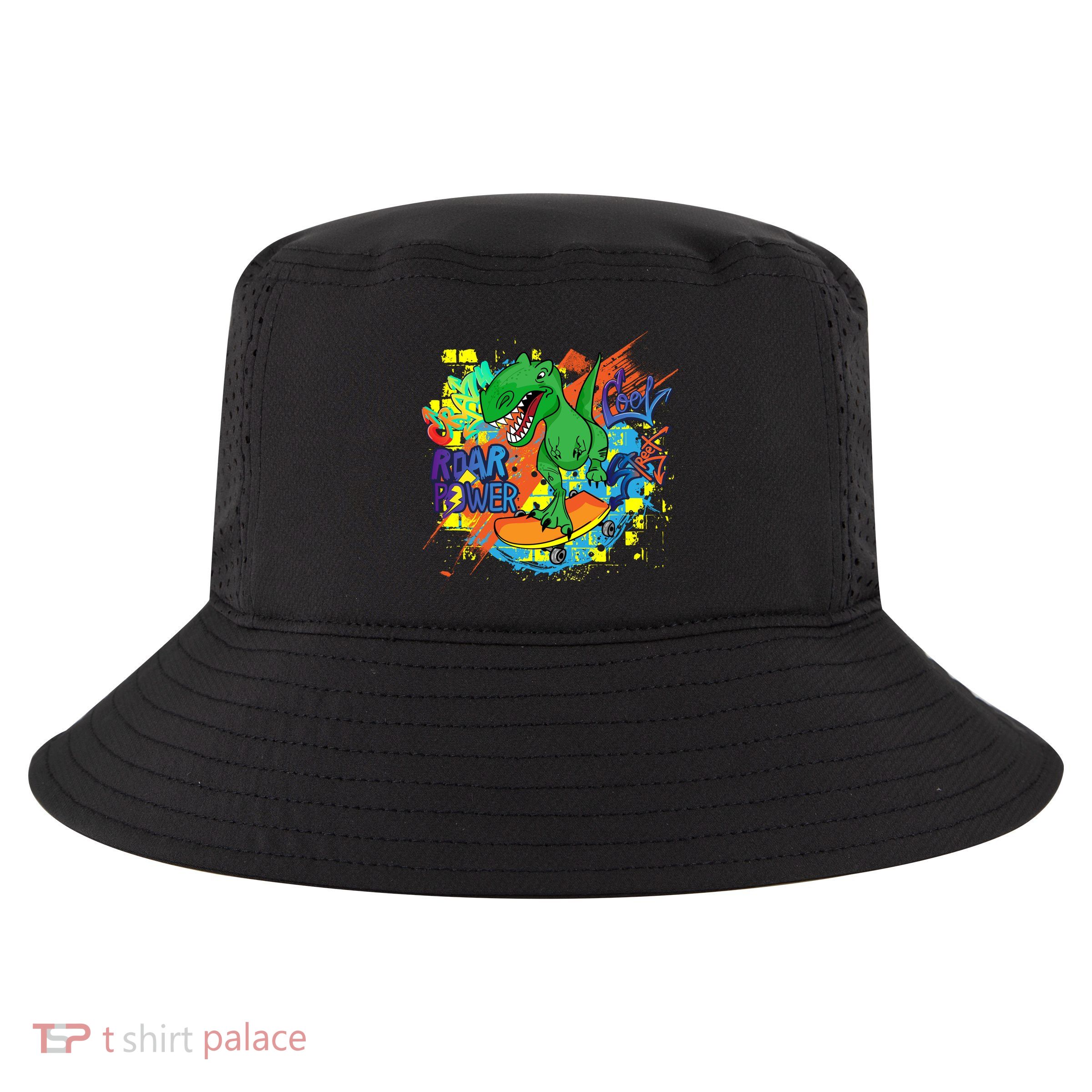 Crazy Cool Skateboarding T-Rex Cool Comfort Performance Bucket Hat