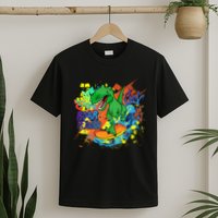 Crazy Cool Skateboarding T-Rex T-Shirt