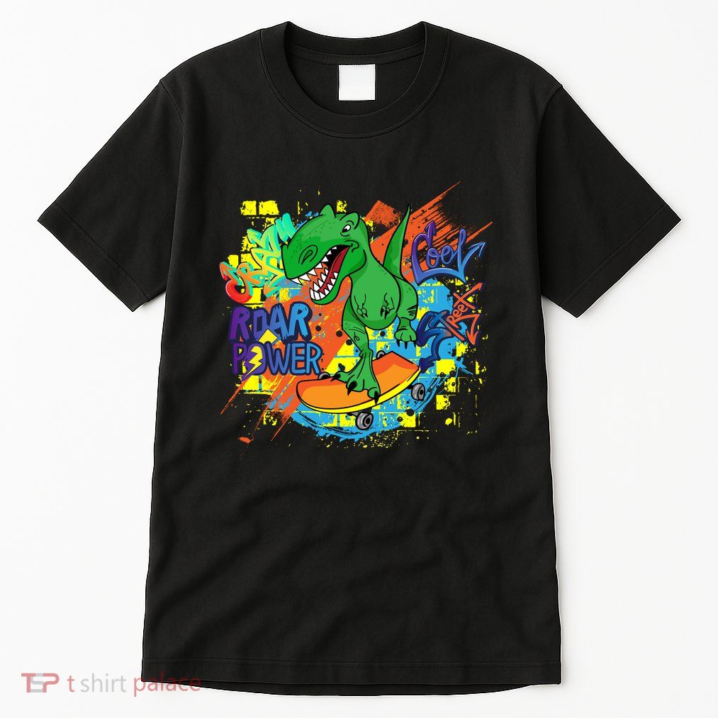 Crazy Cool Skateboarding T-Rex Tall T-Shirt