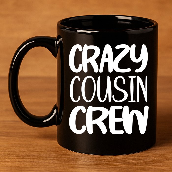 Crazy Cousin Crew 11oz C Handle Ceramic Mug
