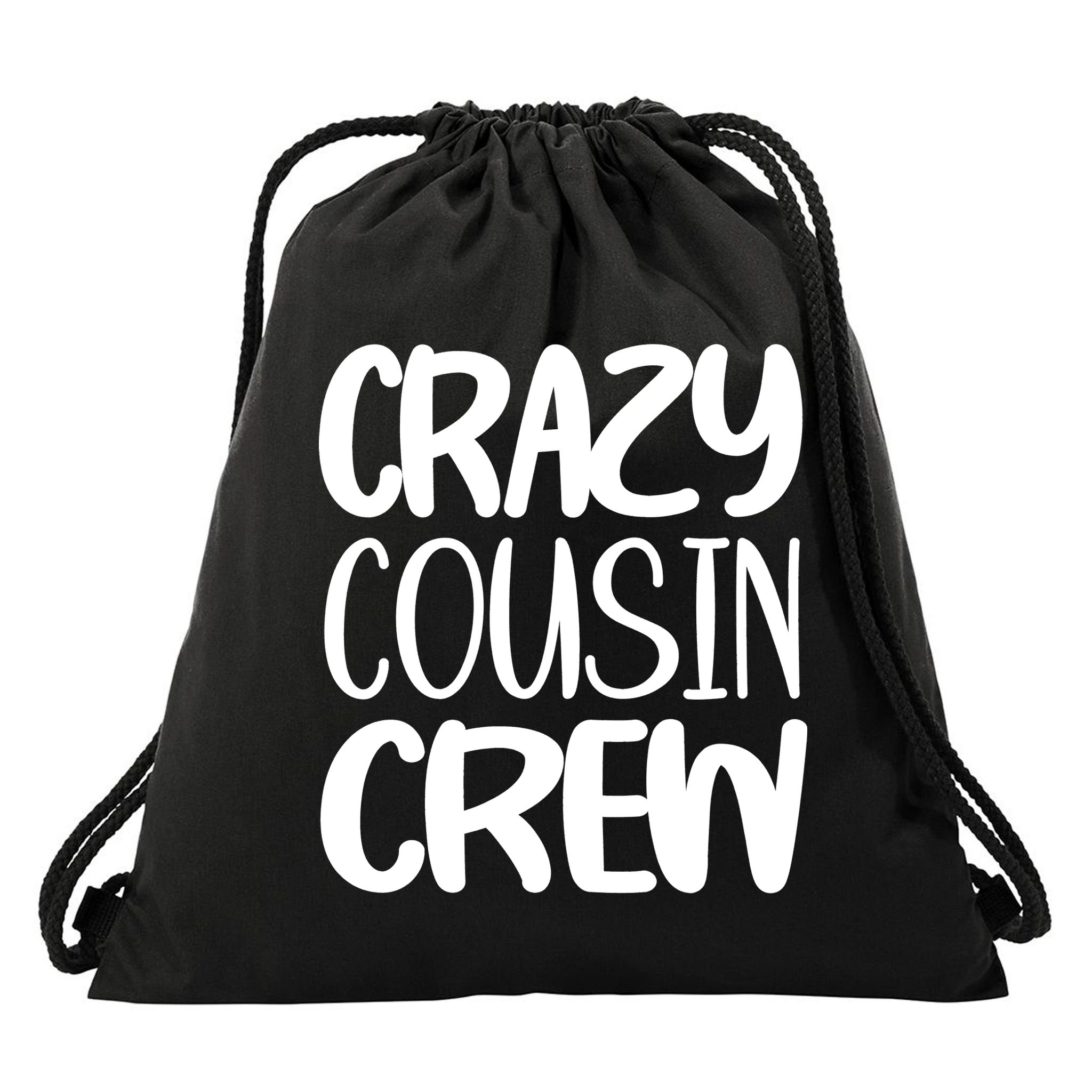 Crazy Cousin Crew Drawstring Bag