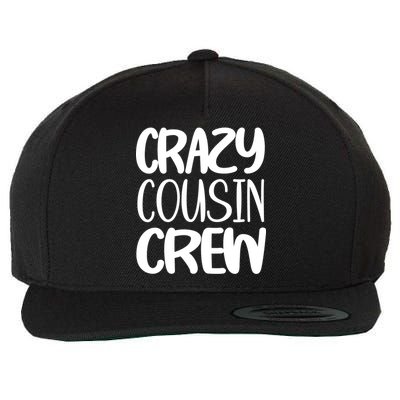 Crazy Cousin Crew Wool Snapback Cap