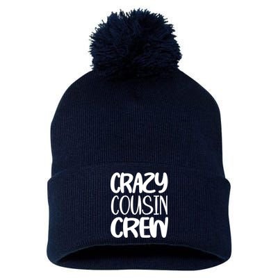 Crazy Cousin Crew Pom Pom 12in Knit Beanie