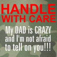 Crazy Dad - Handle With Care Funny Legacy Tie Dye Trucker Hat