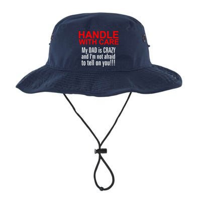 Crazy Dad - Handle With Care Funny Bucket Hat