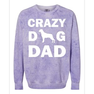 Crazy Dog Dad Colorblast Crewneck Sweatshirt