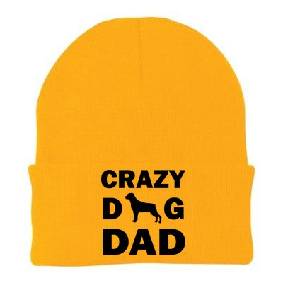 Crazy Dog Dad Knit Cap Winter Beanie