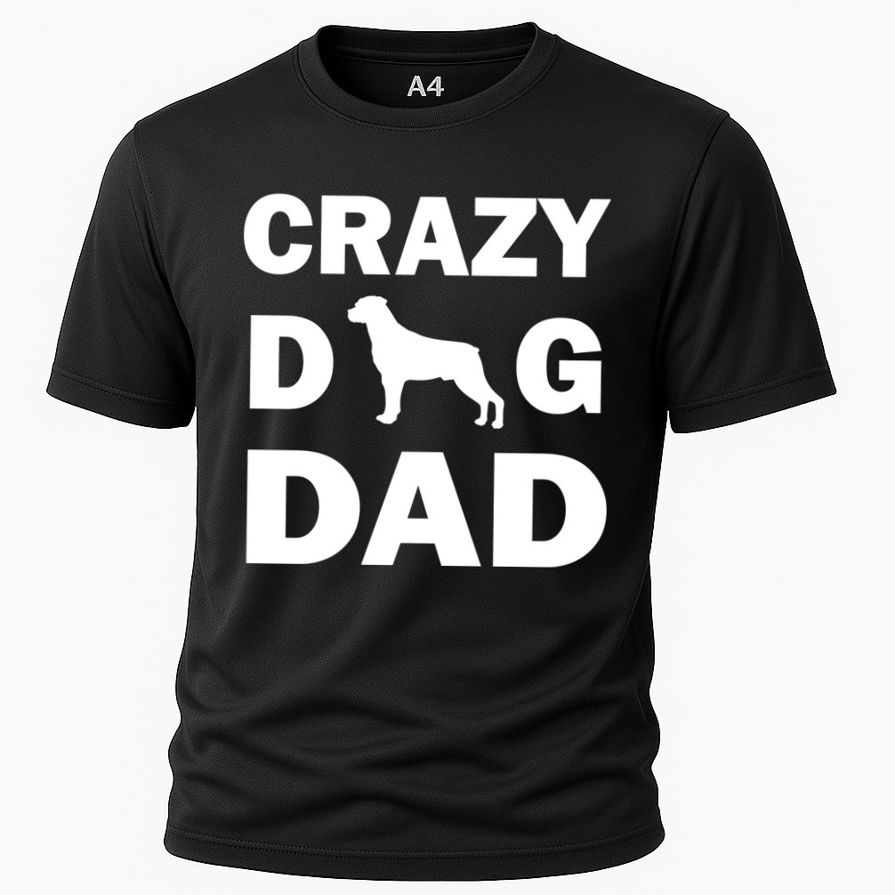 Crazy Dog Dad Cooling Performance Crew T-Shirt