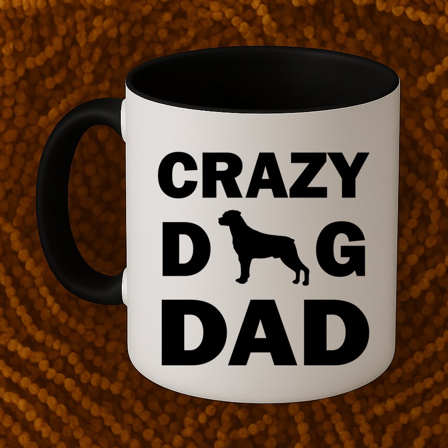 Crazy Dog Dad Mug
