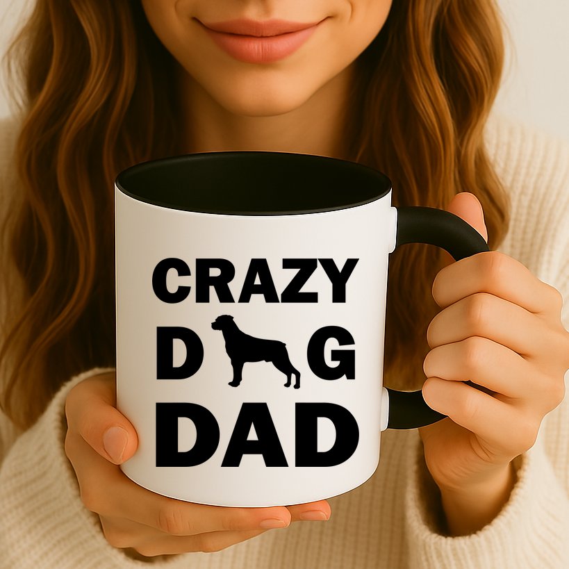 Crazy Dog Dad Mug