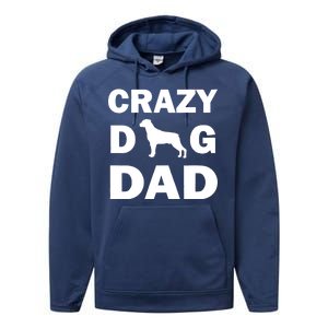 Crazy Dog Dad Performance Fleece Hoodie