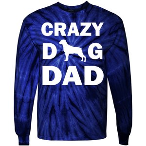 Crazy Dog Dad Tie-Dye Long Sleeve Shirt