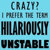 Crazy I Prefer The Term Hilariously Unstable Premium T-Shirt