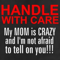 Crazy Mom - Handle With Care Funny Adult Drive Performance Visor