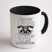 Crazy Old Biker Man Mug