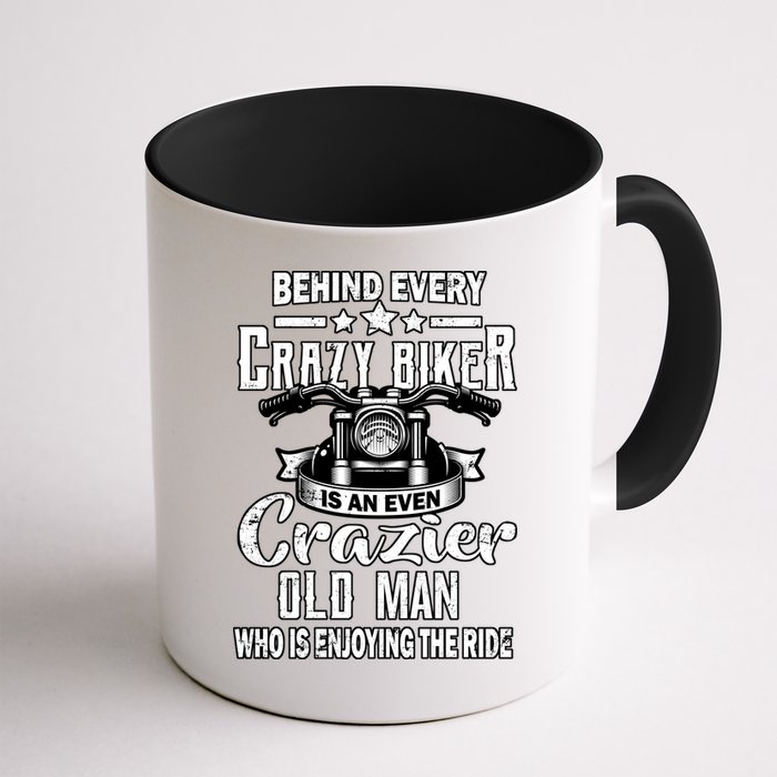 Crazy Old Biker Man Mug