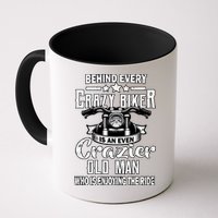 Crazy Old Biker Man Mug