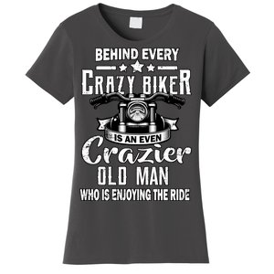 Crazy Old Biker Man Women's T-Shirt