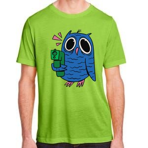 Crazy Owl Gun Adult ChromaSoft Performance T-Shirt