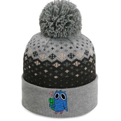 Crazy Owl Gun The Baniff Cuffed Pom Beanie