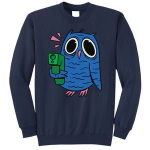 Crazy Owl Gun Sweatshirt