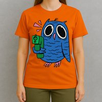 Crazy Owl Gun T-Shirt