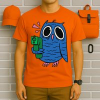 Crazy Owl Gun T-Shirt