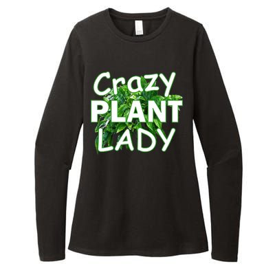 Crazy Plant Lady Womens CVC Long Sleeve Shirt