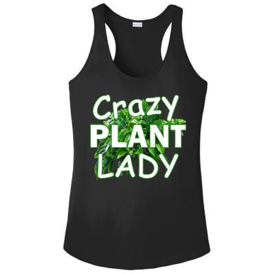 Crazy Plant Lady Ladies PosiCharge Competitor Racerback Tank