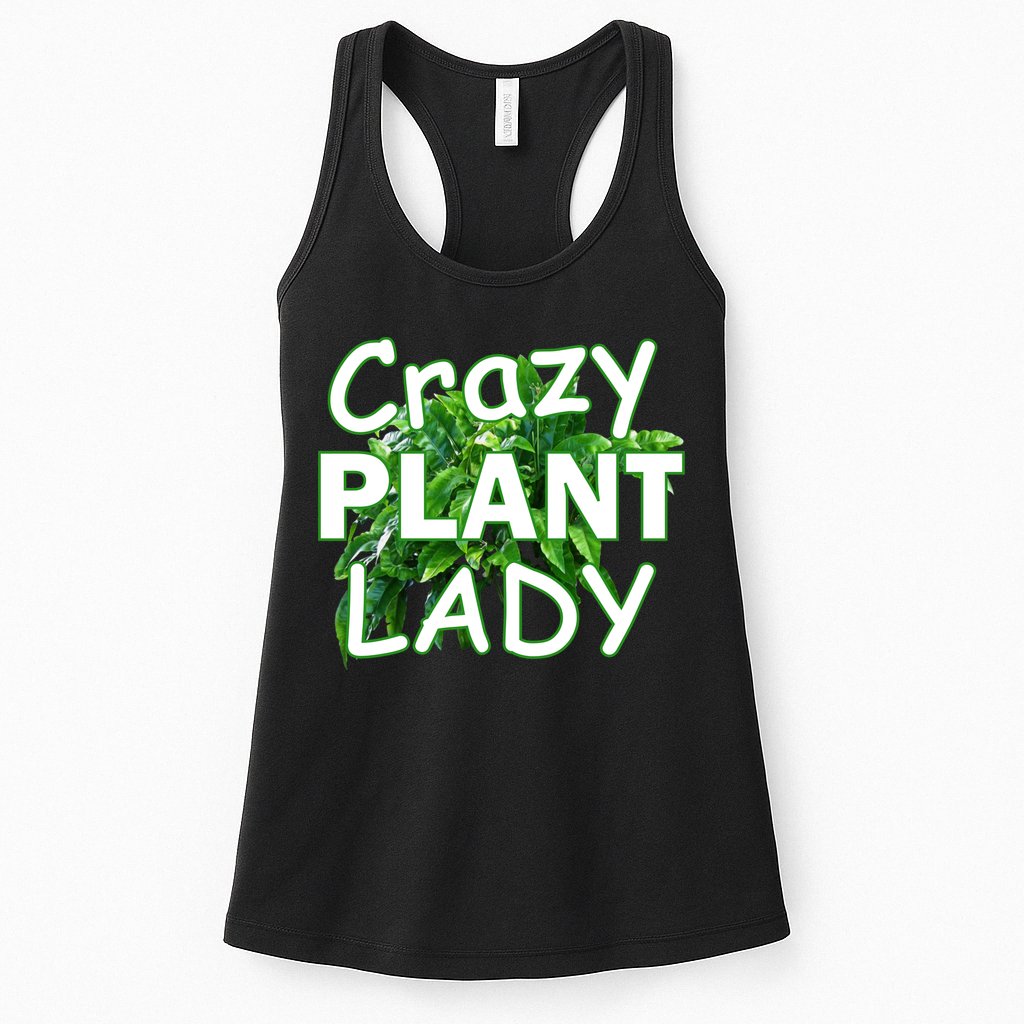 Crazy Plant Lady Womens Tank Top