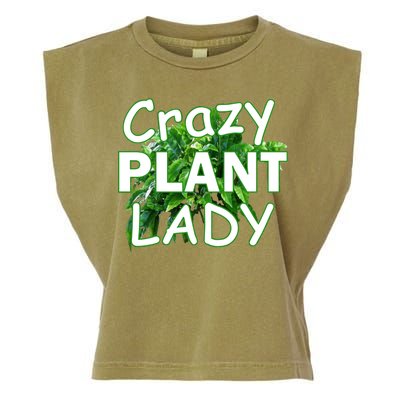 Crazy Plant Lady Garment-Dyed Women's Muscle Tee