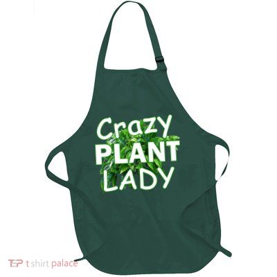 Crazy Plant Lady Full-Length Apron With Pockets