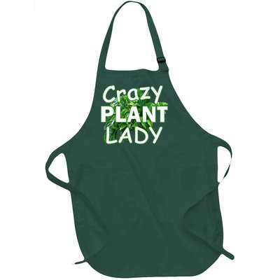 Crazy Plant Lady Full-Length Apron With Pockets