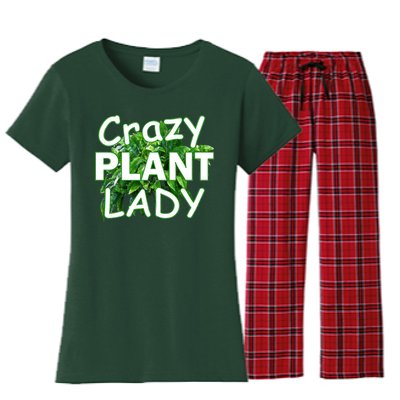 Crazy Plant Lady Women's Flannel Pajama Set