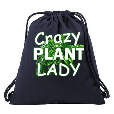 Crazy Plant Lady Drawstring Bag