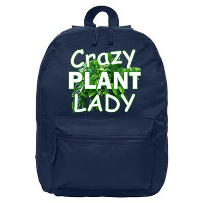 Crazy Plant Lady 16 in Basic Backpack