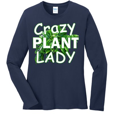 Crazy Plant Lady Ladies Long Sleeve Shirt