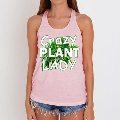 Crazy Plant Lady Women's Knotted Racerback Tank