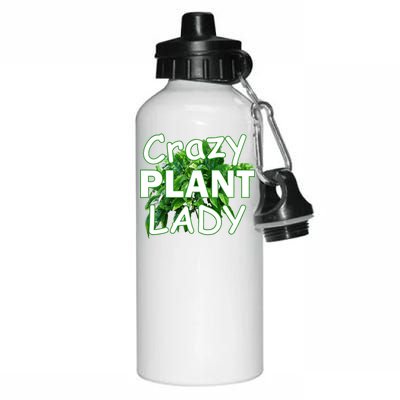 Crazy Plant Lady Aluminum Water Bottle