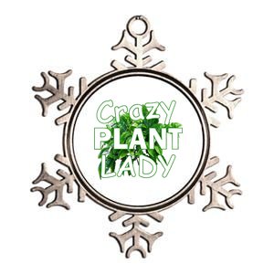 Crazy Plant Lady Metallic Star Ornament