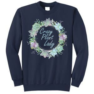 Crazy Plant Lady Floral Logo Sweatshirt