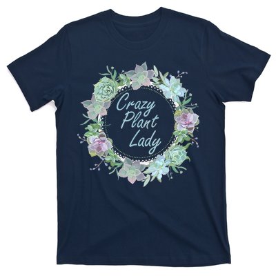 Crazy Plant Lady Floral Logo T-Shirt