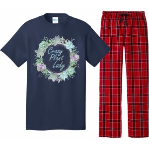 Crazy Plant Lady Floral Logo Pajama Set