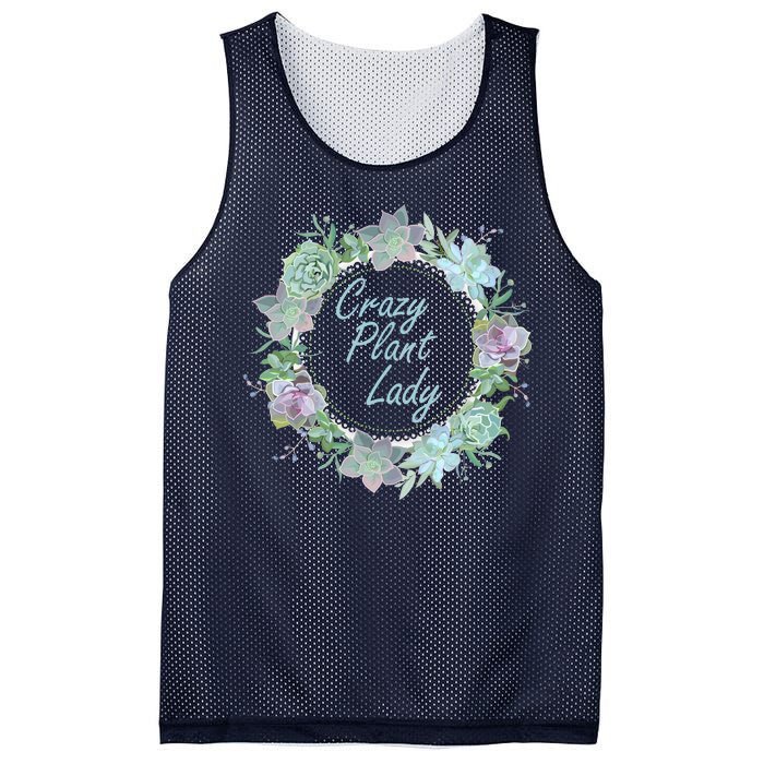 Crazy Plant Lady Floral Logo Mesh Reversible Basketball Jersey Tank