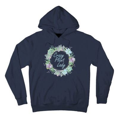 Crazy Plant Lady Floral Logo Tall Hoodie