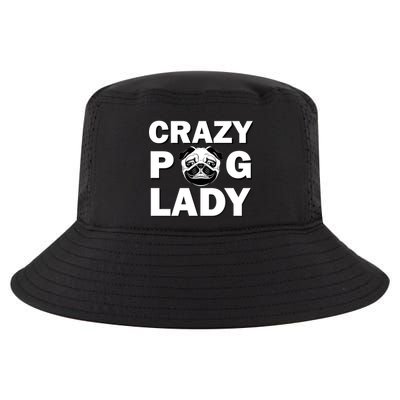 Crazy Pug Lady Cool Comfort Performance Bucket Hat