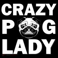 Crazy Pug Lady Cooling Performance Long Sleeve Crew