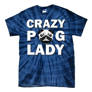 Crazy Pug Lady Tie-Dye T-Shirt