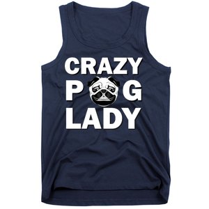 Crazy Pug Lady Tank Top