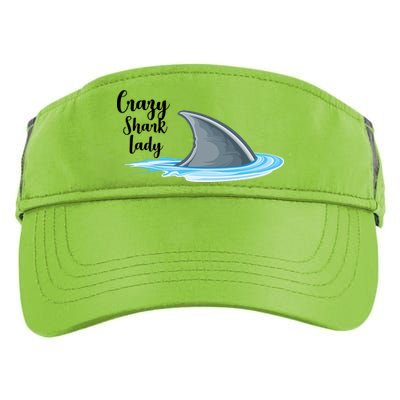 Crazy Shark Lady Adult Drive Performance Visor